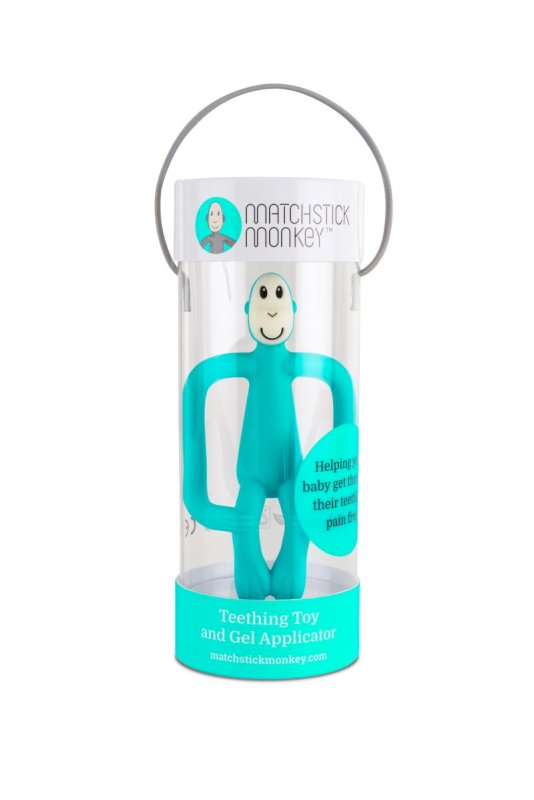 Matchstick Monkey  original teething toy Green