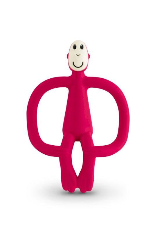 Matchstick Monkey  original teething toy Rubine