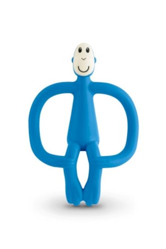 Matchstick Monkey  original teething toy Blue
